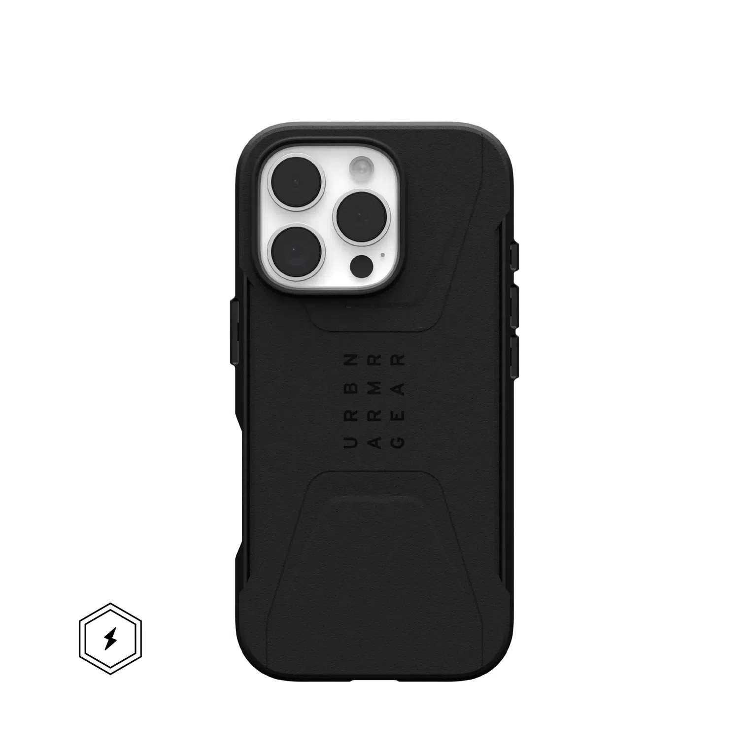 Чехол UAG Civilian для iPhone 16 Pro  6.3" MagSafe Black фото 1
