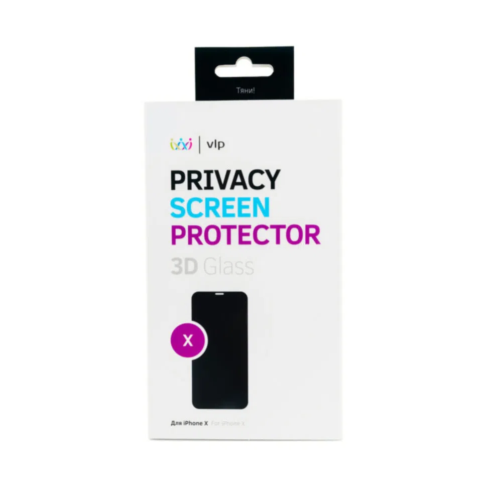 Защитное стекло для экрана VLP Privacy для Apple iPhone X/XS/11Pro