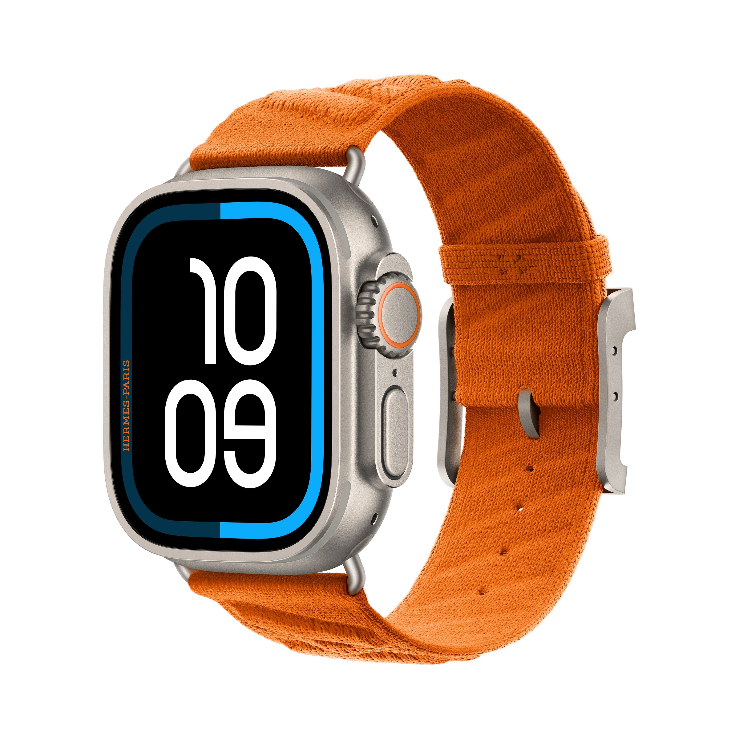 Apple Watch Hermès Ultra 4 En Mer Orange: часы в точной цветовой конфигурации
