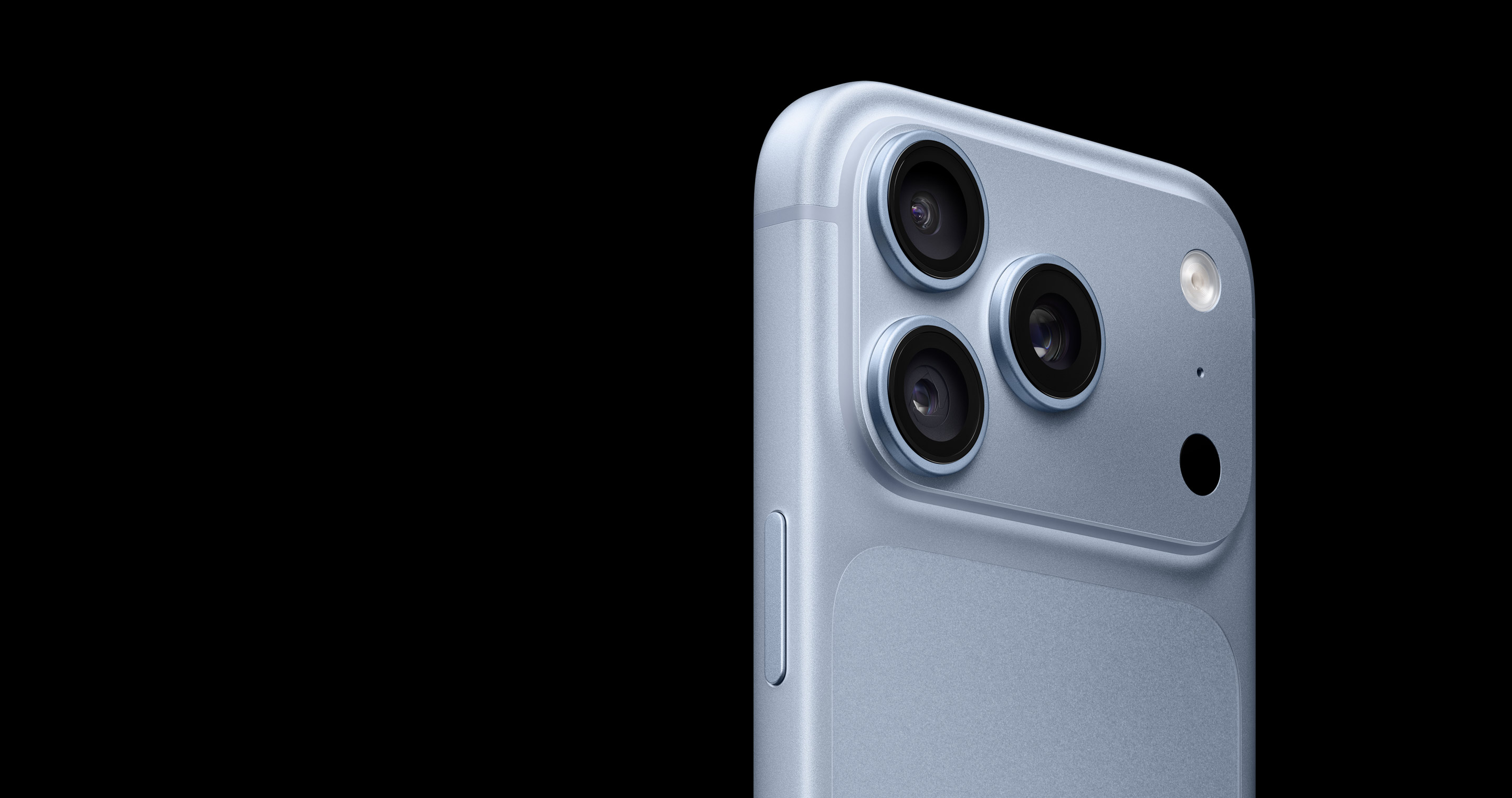 Apple iPhone 18 Pro Max в цвете Glacier — система камер Pro Fusion